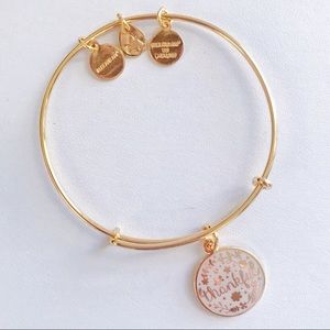 Alex and Ani Thankful Charm Bangle